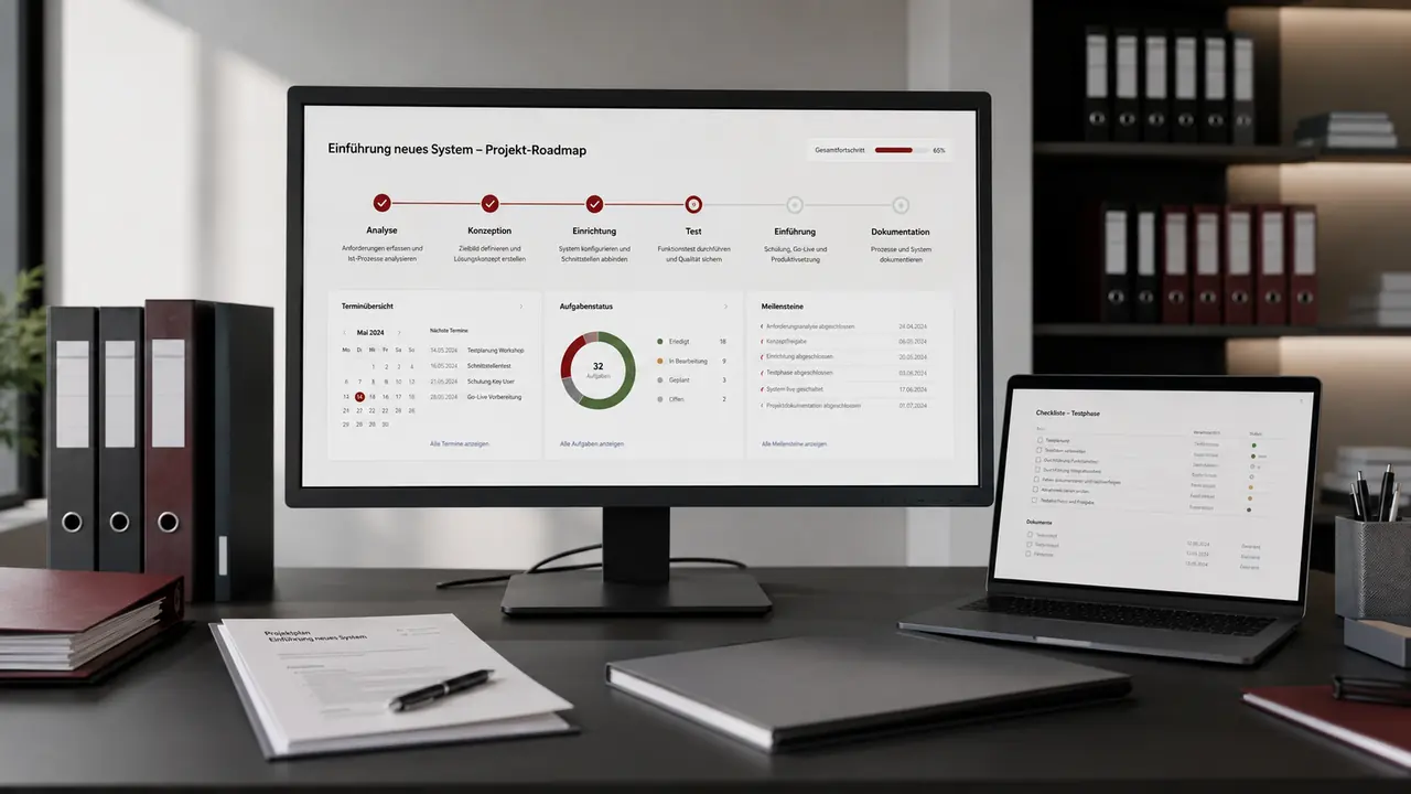 Strukturierte Roadmap zur Einführung und Dokumentation eines neuen IT-Systems